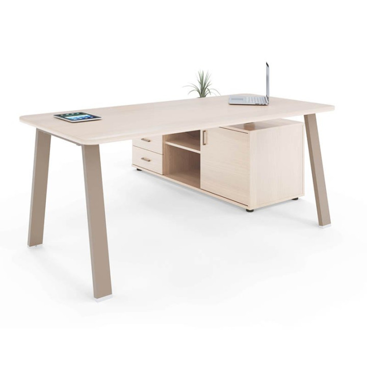 Mesa FORCE CLIMBER ROUND con Mueble Auxiliar. vista 2