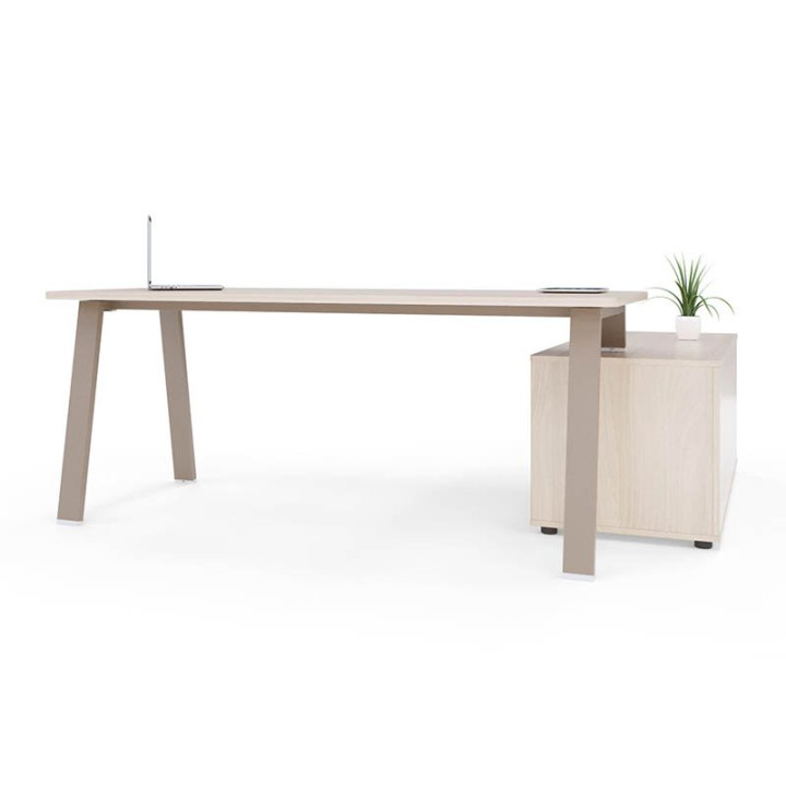 Mesa FORCE CLIMBER ROUND con Mueble Auxiliar. vista 4