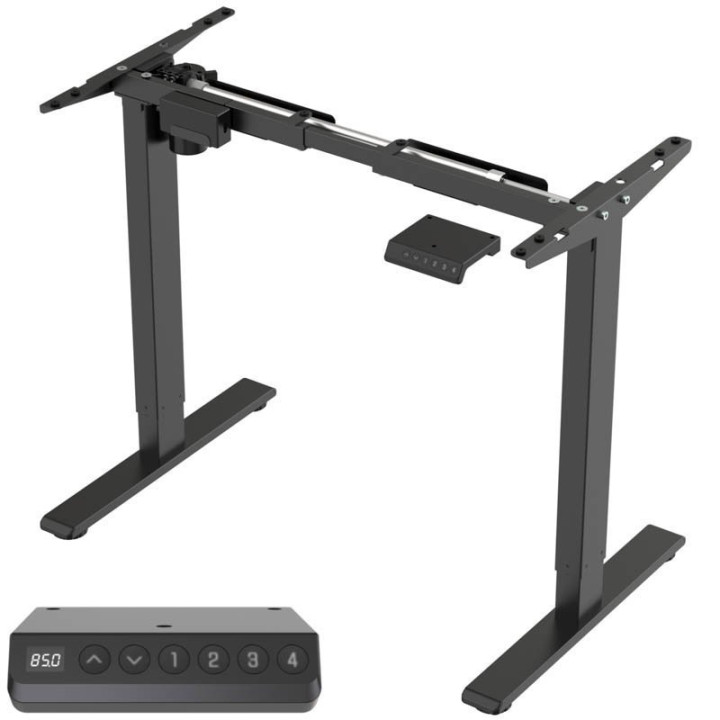 Mesa Elevable NOMA mod SIGLE.Regulación eléctrica en altura. Tapa fabricada en madera color elegir vista 11