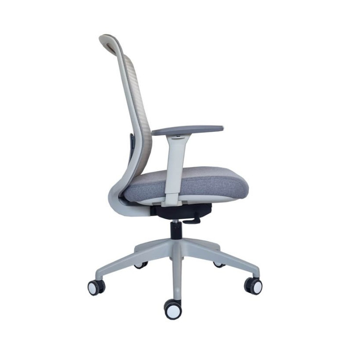 Silla Ergonómica GENIUS de NOMA. Color GRIS