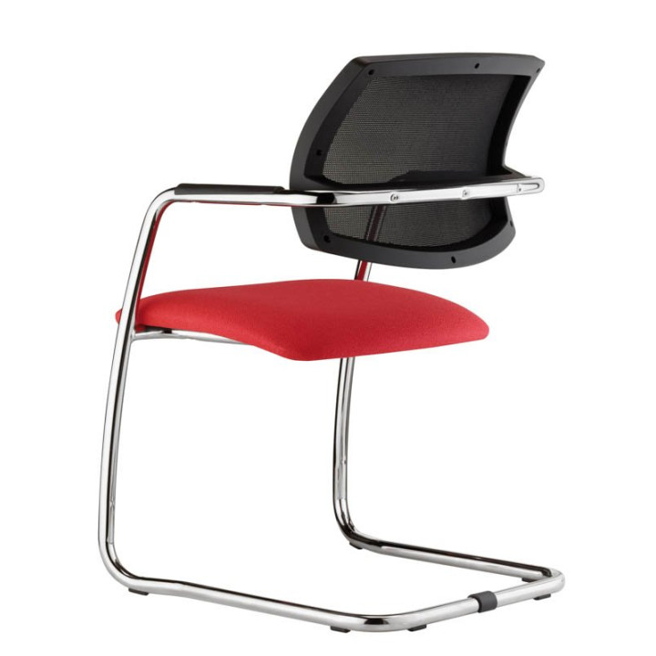 Silla Confidente TITAN de NOMA. Respaldo De MALLA