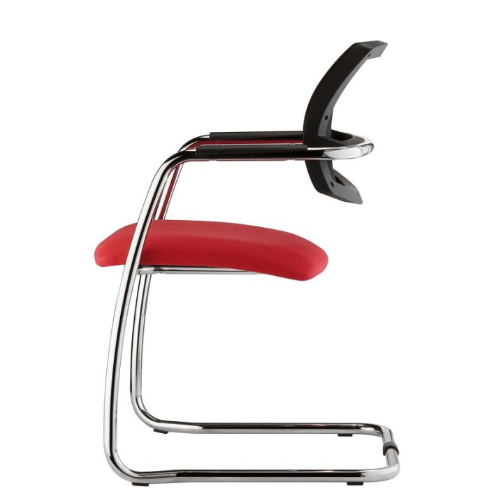 Silla Confidente TITAN de NOMA. Respaldo De MALLA
