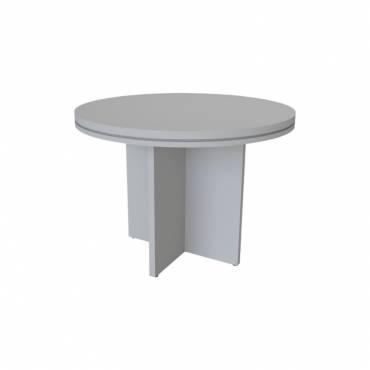 COLINA round meeting table with EUROMOF blade base