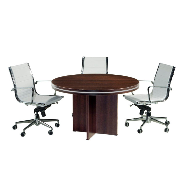 Compare COLINA round meeting table with EUROMOF blade base