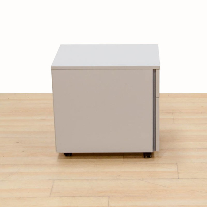 Conjunto Mesa y Cajonera Gris Permasa Trineo 140 cm. vista 10