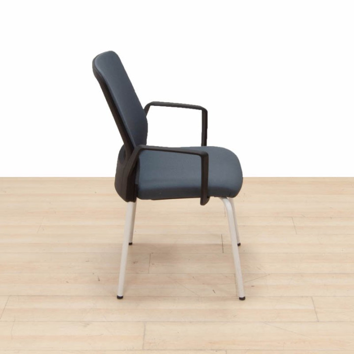 Interstuhl Buddy Is3 Visitor Chair, Grey Upholstery. - view 3