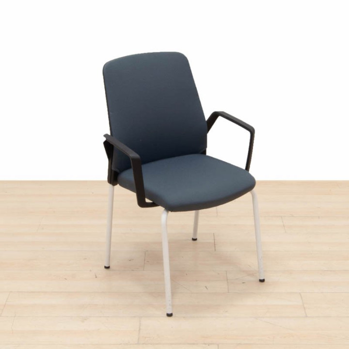 Interstuhl Buddy Is3 Visitor Chair, Grey Upholstery. - view 4