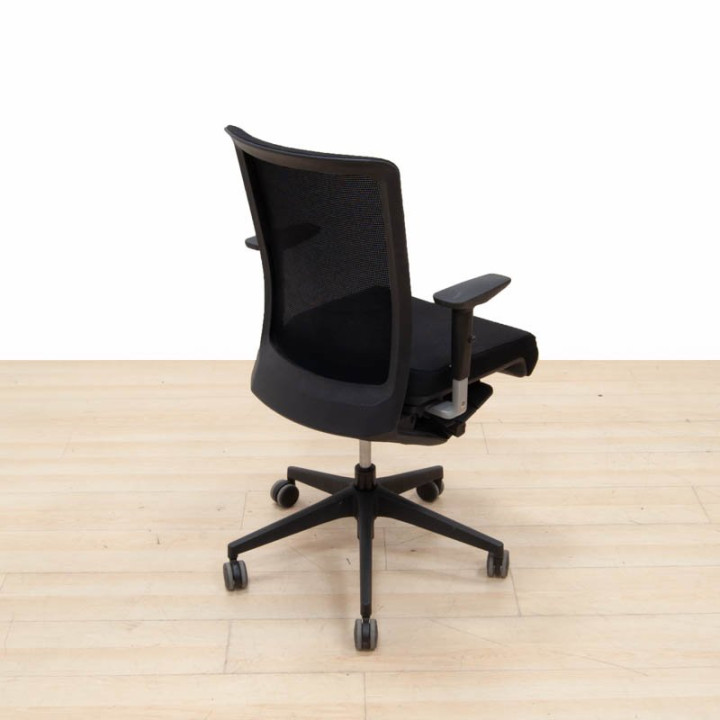 Buy Actiu Winner 30 Chair Upholstered in black.