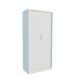 Buy Austin tall metal cabinet with shutter doors from Euromof.