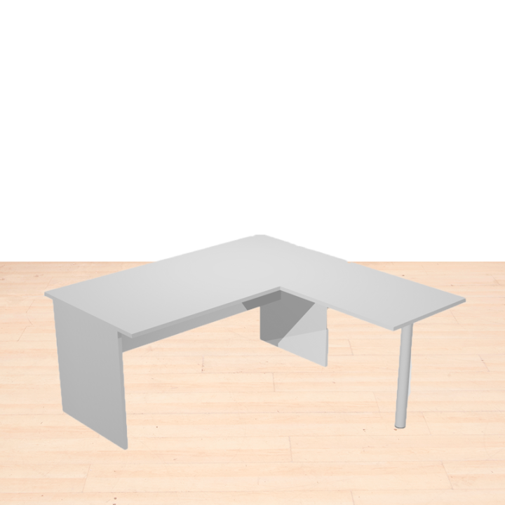 Mesa en L Modelo Presto pata panel de Artexport. - view 3