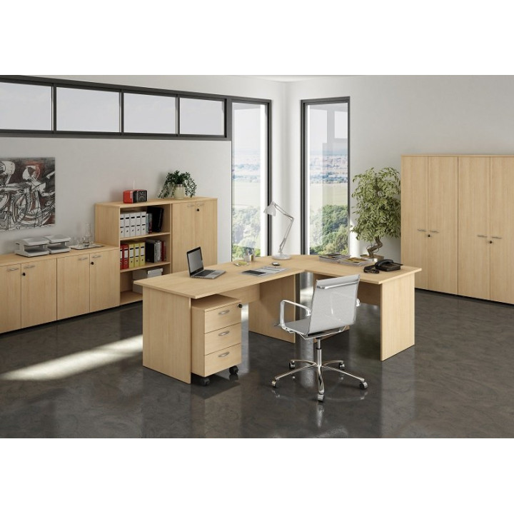 Mesa en L Modelo Presto pata panel de Artexport. - view 5