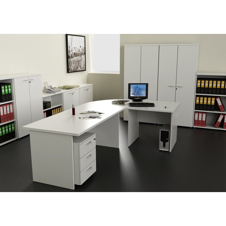 Mesa en L Modelo Presto pata panel de Artexport. - view 6