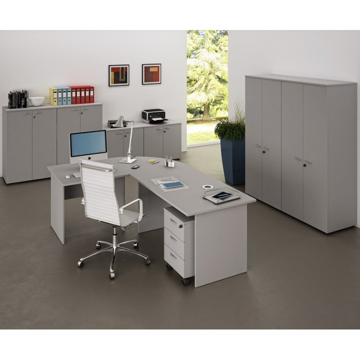 Mesa en L Modelo Presto pata panel de Artexport. - view 7