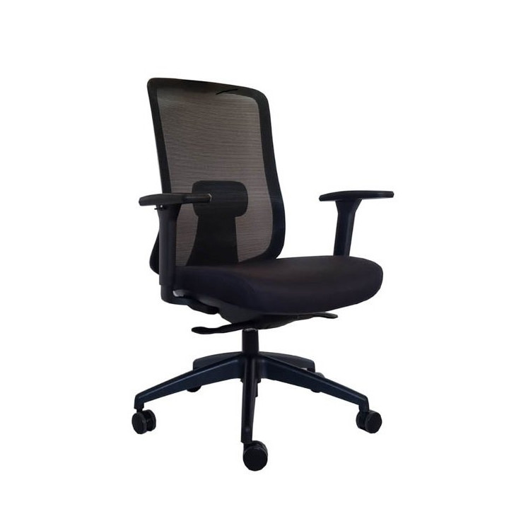 Cadeira Ergonómica GENIUS da NOMA. Cor PRETA.