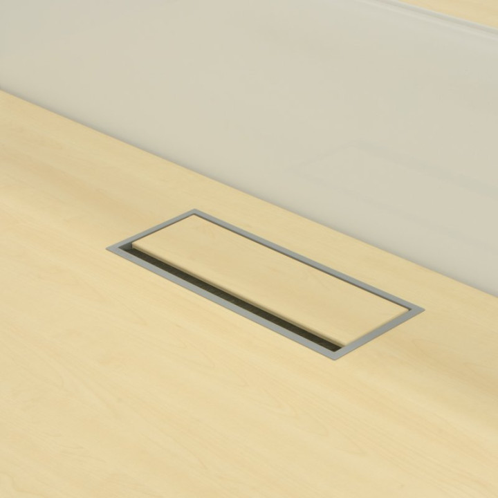 Banco STEELCASE Mod. OTTIMA. Madeira de carvalho 140 cm - vista 4