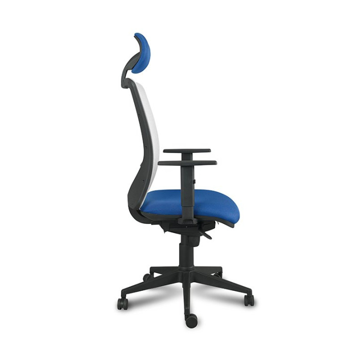 NOMA SKY operative chair with headrest and adjustable armrests, side profile