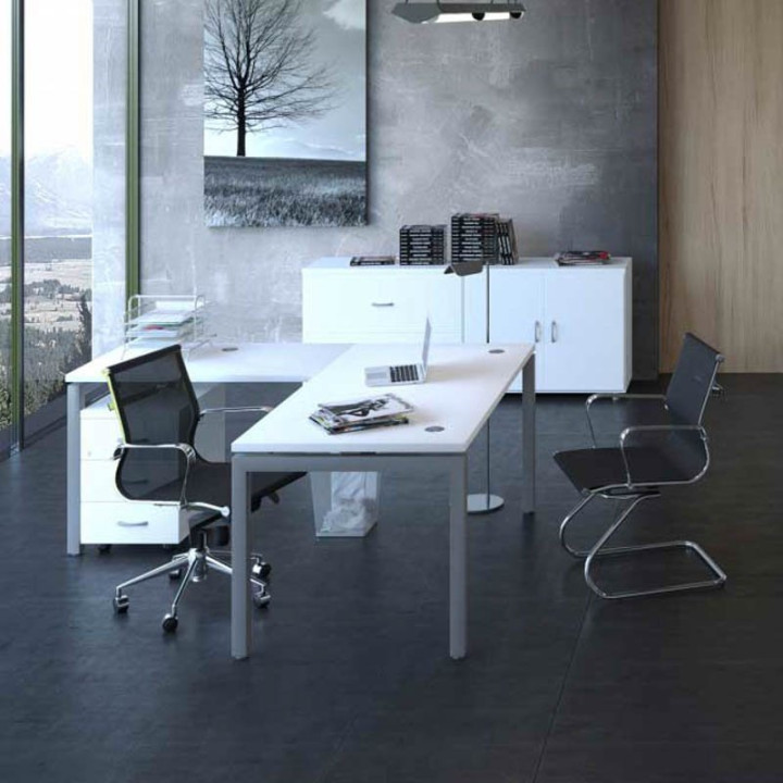 Compre mesa de trabalho EURO 5000 da EUROMOF. Fundo 60