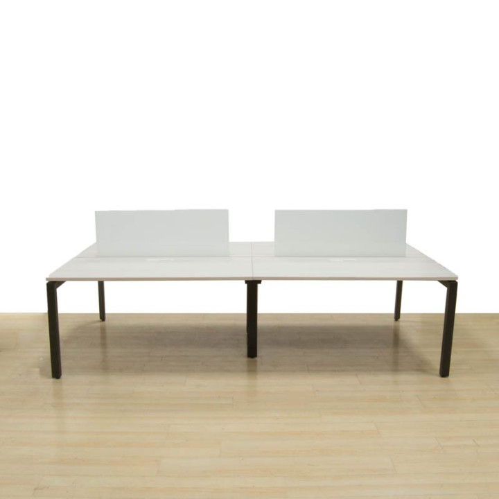 Bench Multipuesto de 6 puestos. Fabricado por SteelCase vista 4