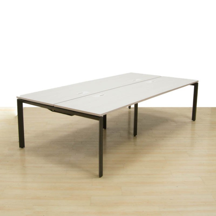 Bench Multipuesto de 6 puestos. Fabricado por SteelCase vista 6