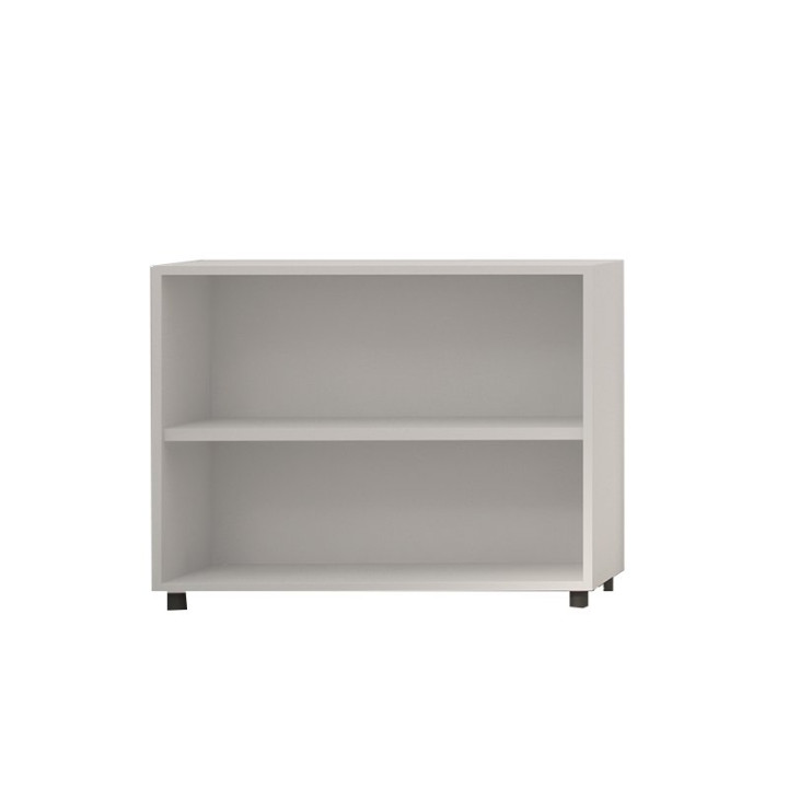 Estantería Monocolor Baja de OFITRES, formato reducido ideal para oficinas modernas.
