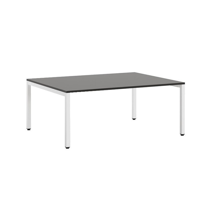 Mesa de reuniones Bench NOVA de OFITRES en color gris con patas metálicas