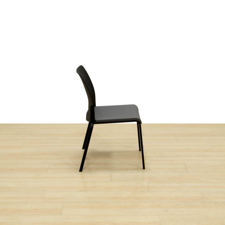 Silla Confidente EASTSIDE de STEELCASE. Gris y Negro vista 5