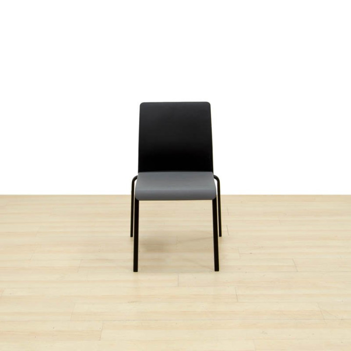 Silla Confidente EASTSIDE de STEELCASE. Gris y Negro vista 4