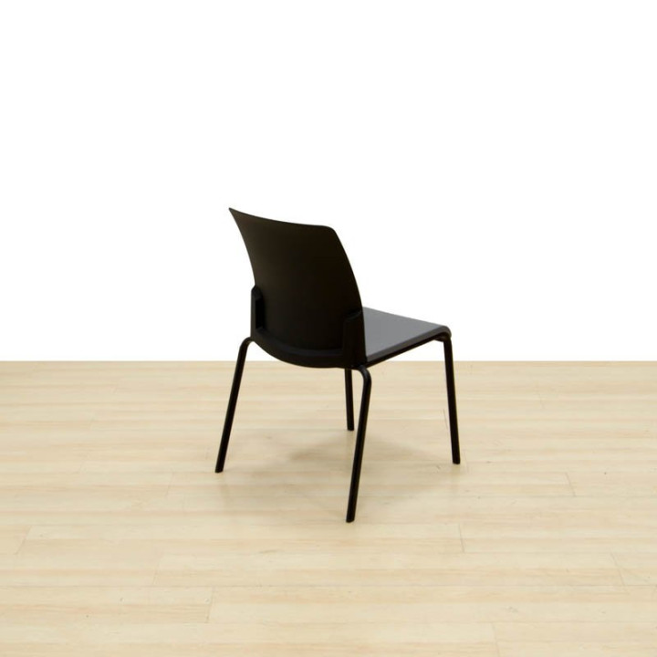 Silla Confidente EASTSIDE de STEELCASE. Gris y Negro vista 6
