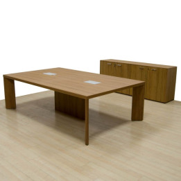 Conference Table + Sideboard. Oak Color