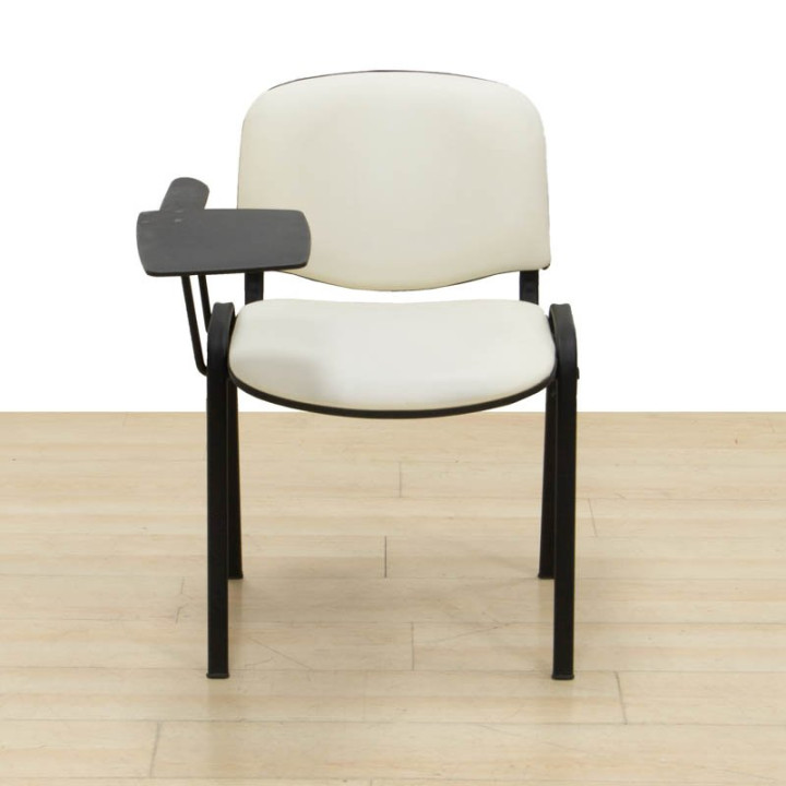 Compre uma cadeira de treinamento LIMOBEL. Couro sintético branco.