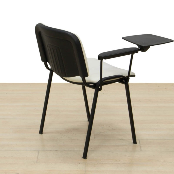 Compre uma cadeira de treinamento LIMOBEL. Couro sintético branco.