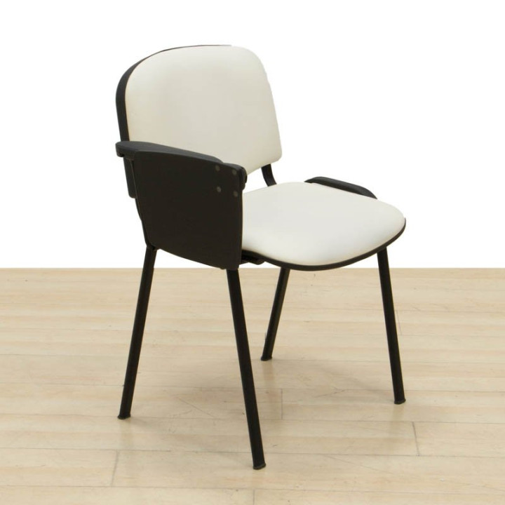Compre uma cadeira de treinamento LIMOBEL. Couro sintético branco.