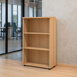 Estantería media PRESTO de Artexport en acabado madera clara, vista en espacio de oficina