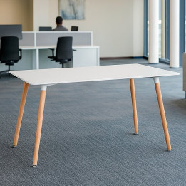 Mesa de Reunión Estilo Nórdido Mod. MINSK de Euromof. vista 2