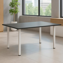 Mesa de reuniones NOVA de OFITRES rectangular en sala moderna con luz natural
