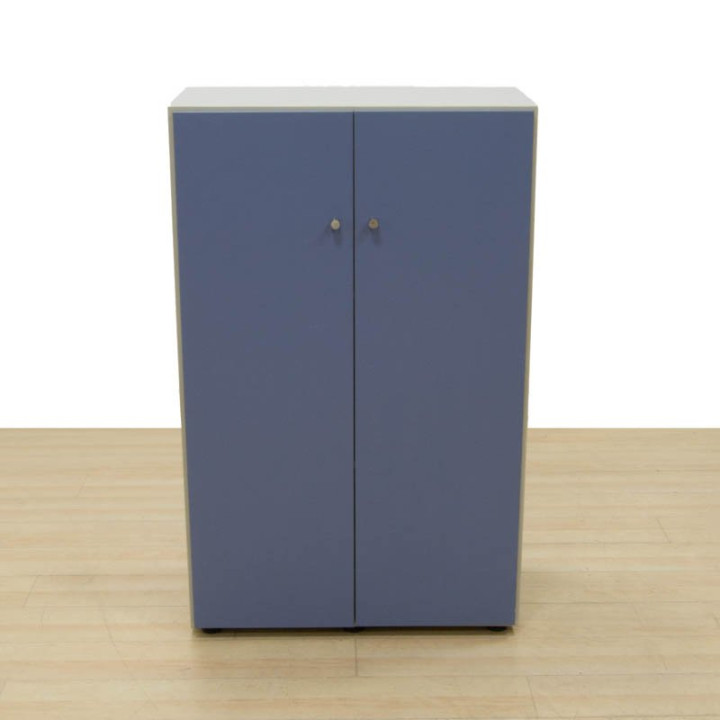 Guarda-roupa médio PERMASA. Azul e cinza. - vista 2