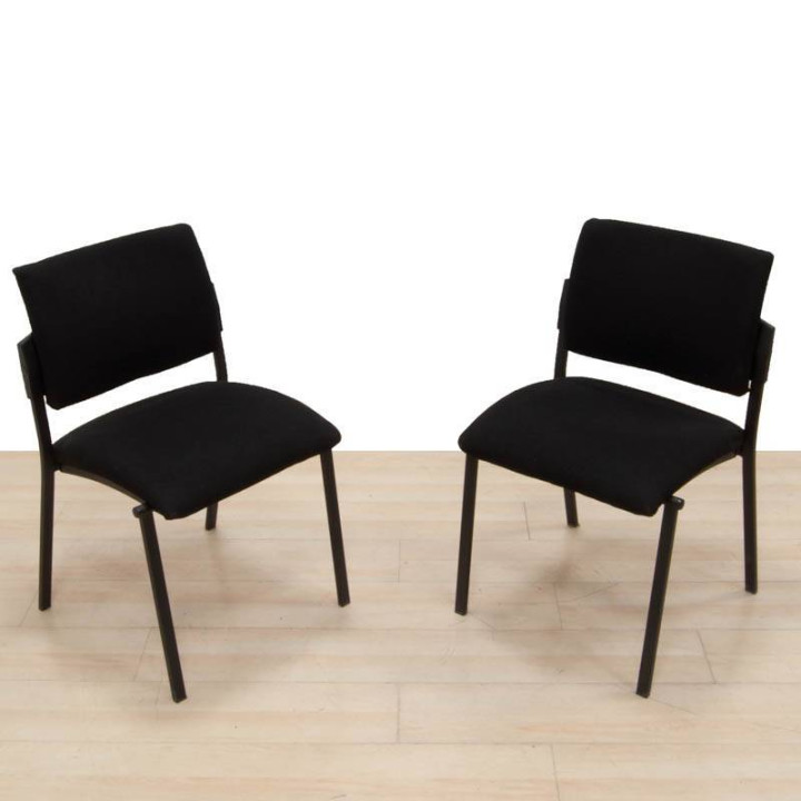 Rental Upholstered Visitor Chair without Armrests - view 2