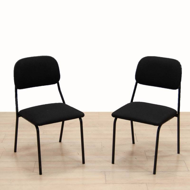 Rental Upholstered Visitor Chair without Armrests - view 3