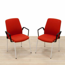 Rental Upholstered Visitor Chair with Armrests