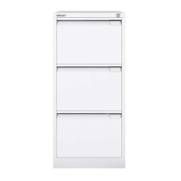 BS Metal Filing Cabinet by BISLEY. Three Drawers - view 2