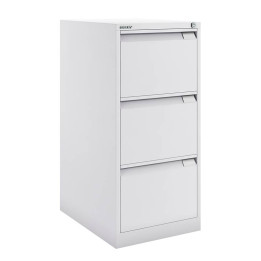 BS Metal Filing Cabinet by BISLEY. Three Drawers