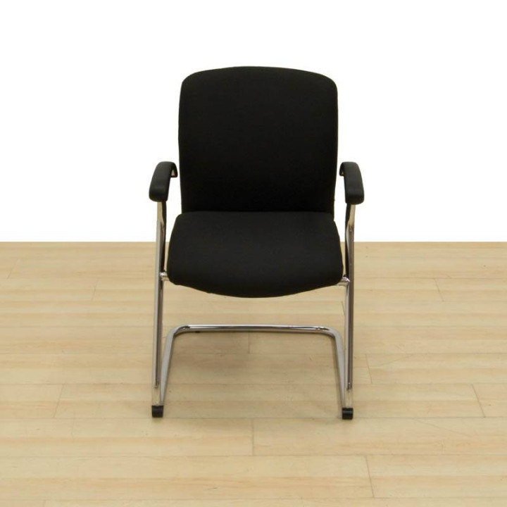 Chrome Sled Base Visitor Chair - view 3