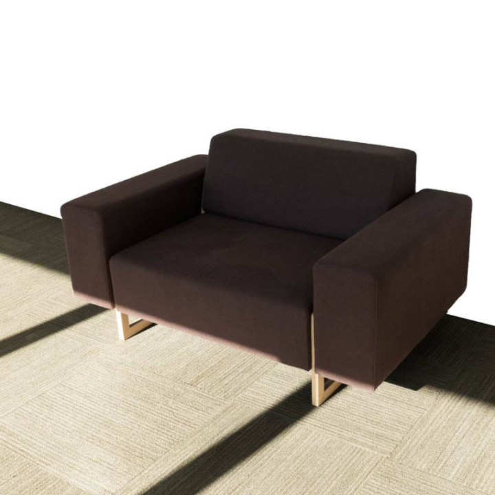 Sofá CIRELO color Granate. Una plaza o Dos plazas. - vista 2