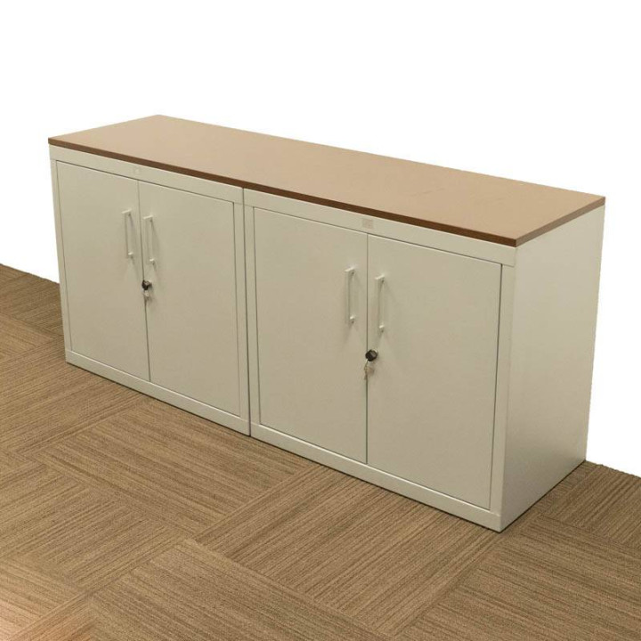 JG GROUP Double Low Cabinet. Metal frame.