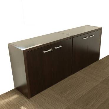 Armário BAIXO Duplo Cor WENGUÉ