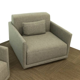 Comprar Pack 2 Sillones Individuales SOLUM. Tapizado en tela Gris.