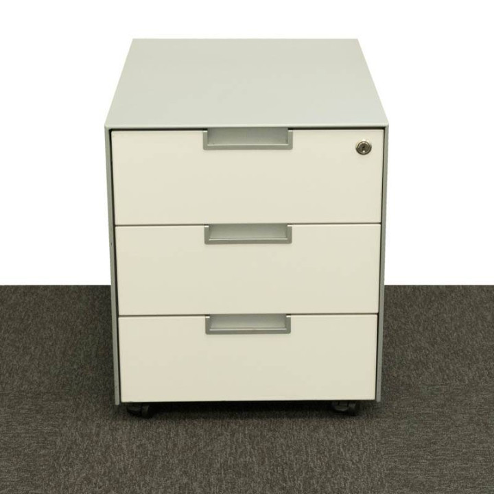 Comprar Cajonera QBUC de JG GROUP. Color BLANCO Estructura GRIS.