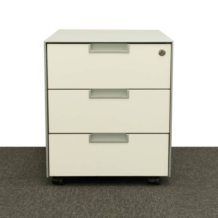 JG GROUP QBUC Drawer Unit. WHITE Color GREY Structure