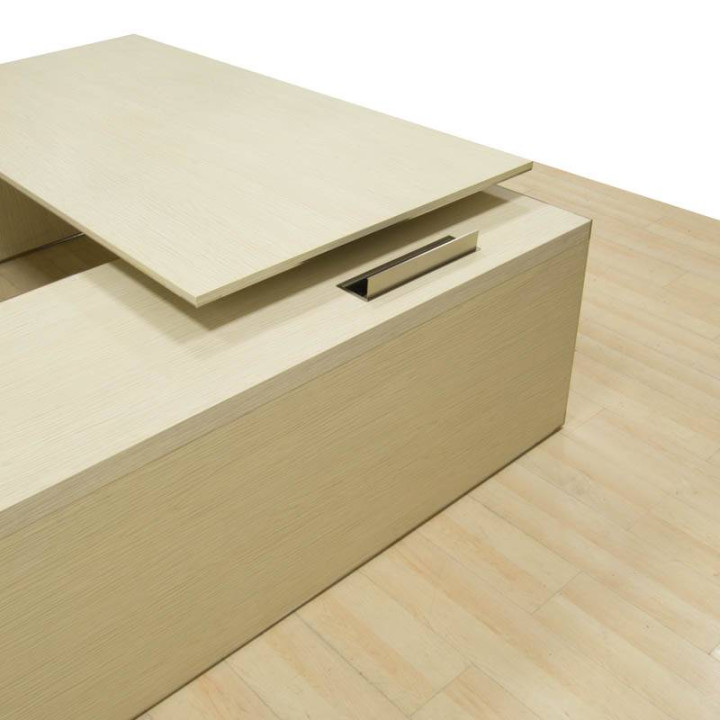 Comprar Mesa de Dirección ARCE de LAS MOBILIARI. Forma de L con Mueble Auxiliar.