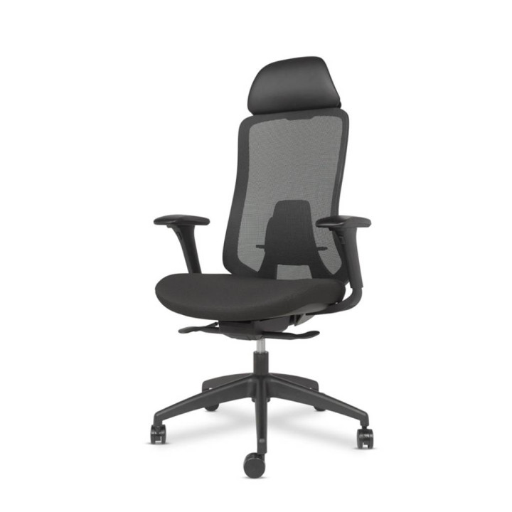 SANTOS BLACK Ergonomic Chair by NOMA. - view 3